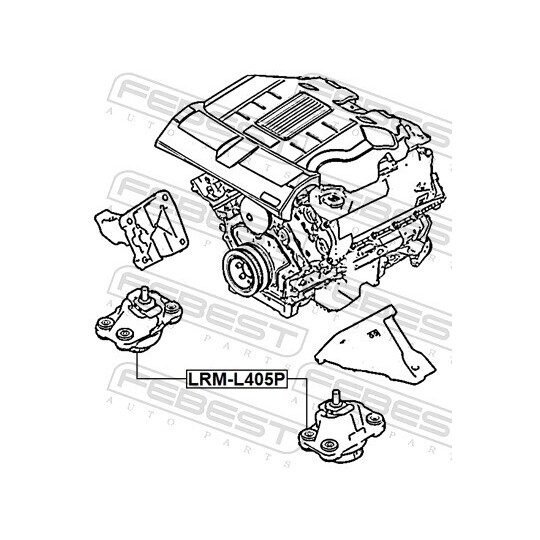 LRM-L405P - Motormontering 