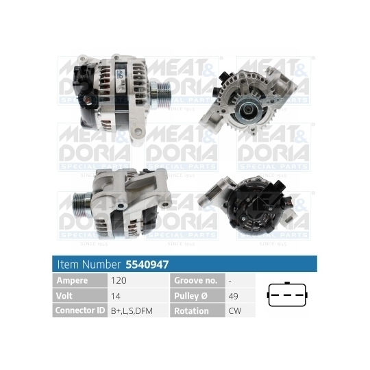 5540947 - Alternator 