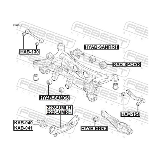 2225-UMLH - Track Control Arm 