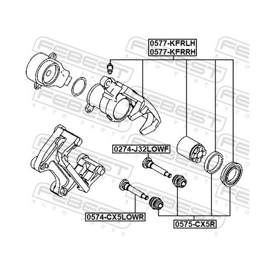 0577-KFRRH - Brake Caliper 