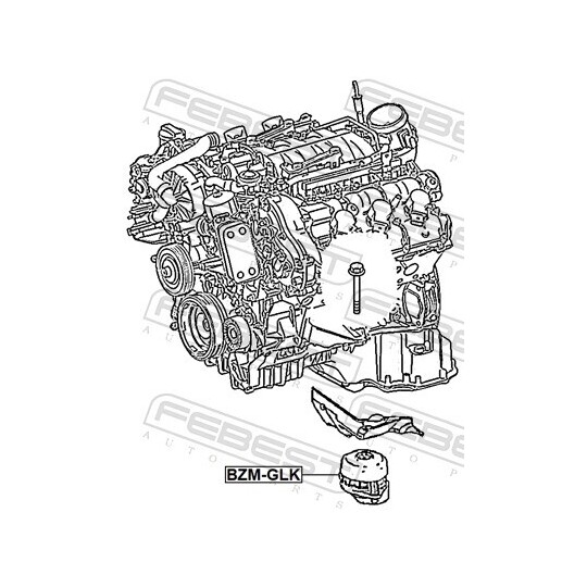 BZM-GLK - Engine Mounting 