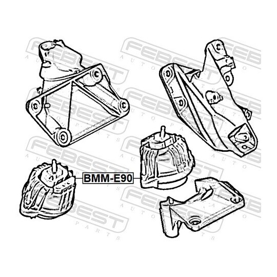 BMM-E90 - Engine Mounting 