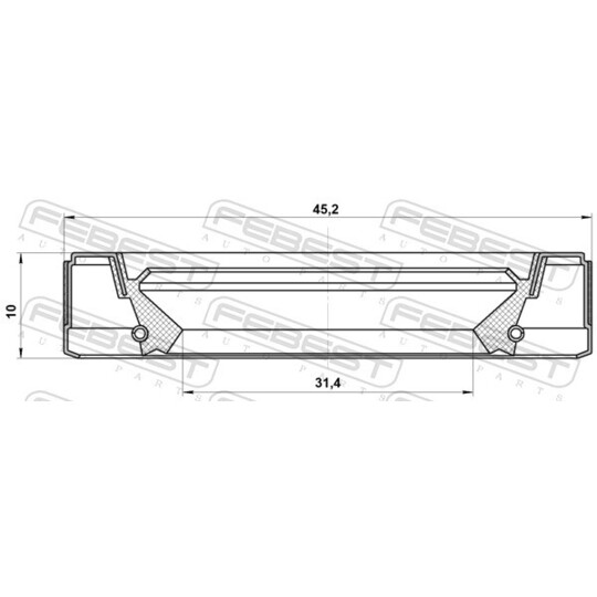 95GEY-33451010X - Shaft Seal, transfer case 