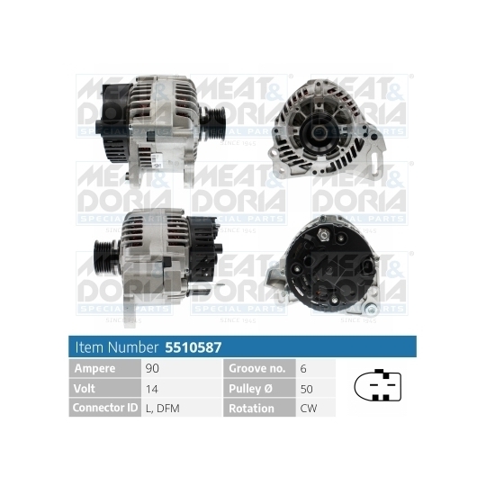 5510587 - Alternator 
