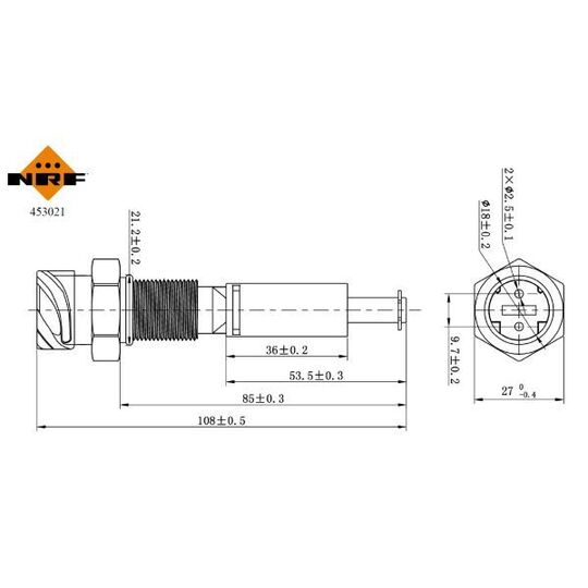 453021 - Sensor, coolant level 