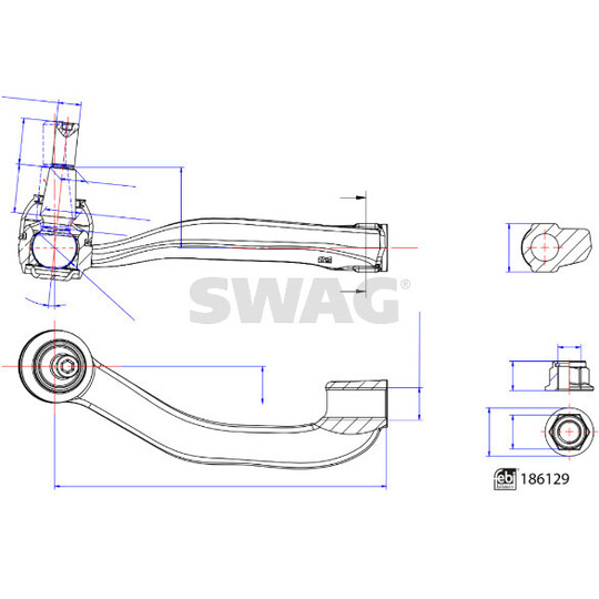 33 11 0259 - Tie rod end 