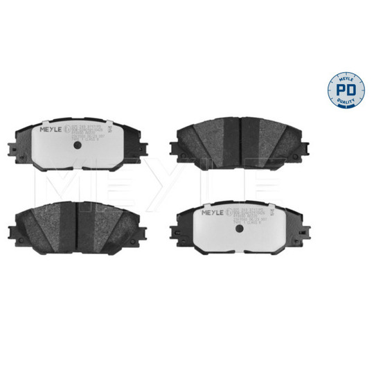 025 243 3717/PD - Brake Pad Set, disc brake 