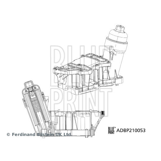 ADBP210053 - Housing, oil filter 