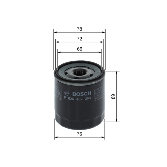 F 026 407 353 - Oil filter 