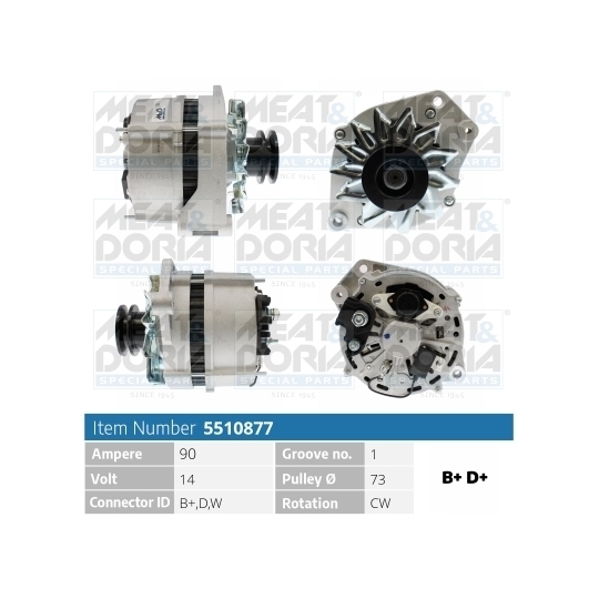 5510877 - Alternator 