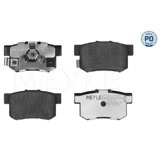 025 242 3114/PD - Brake Pad Set, disc brake 