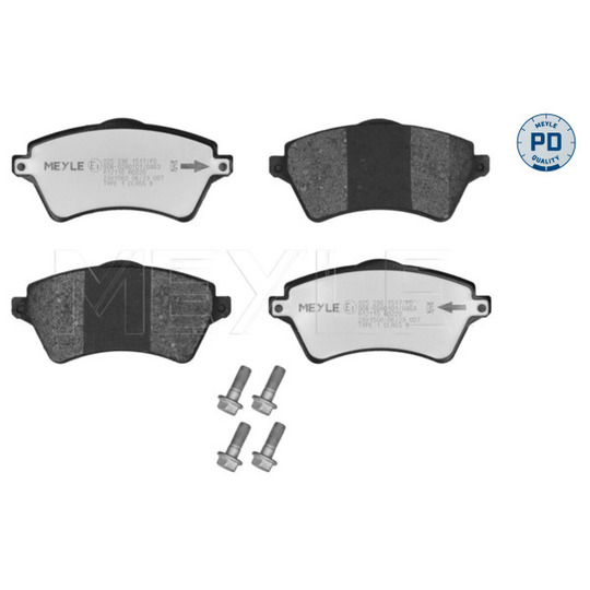 025 236 1517/PD - Brake Pad Set, disc brake 