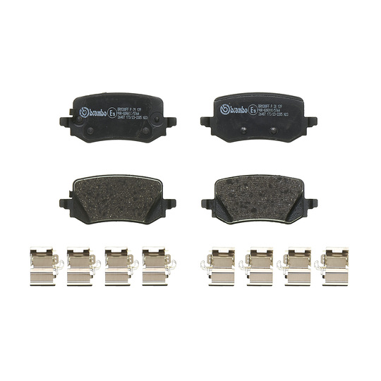 P 30 139 - Brake Pad Set, disc brake 