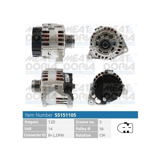 55151105 - Alternator 