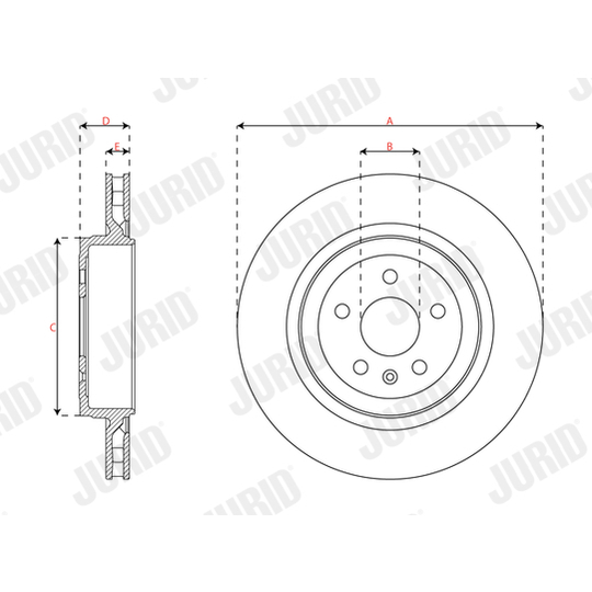 563661JC-1 - Brake Disc 