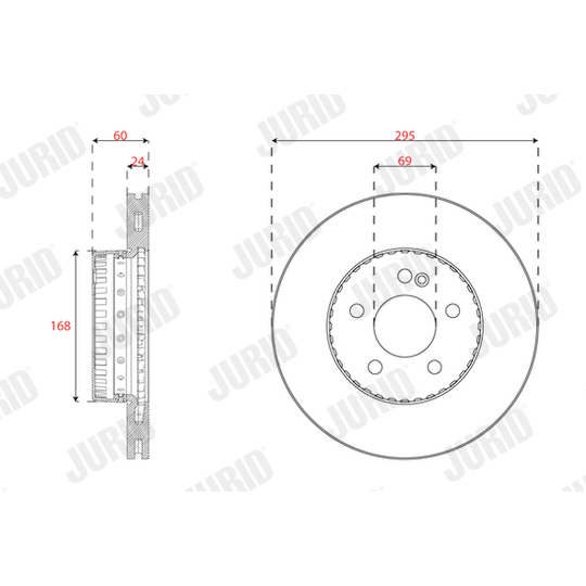 563457JVC-1 - Brake Disc 