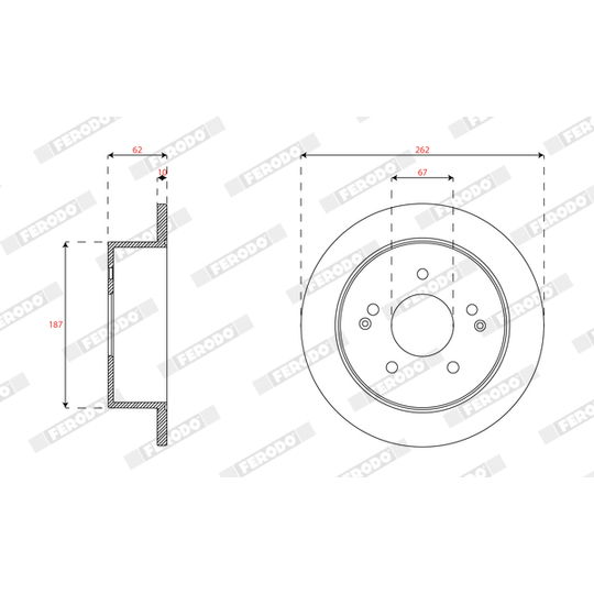 DDF1993C - Brake Disc 