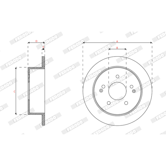 DDF1993C - Brake Disc 