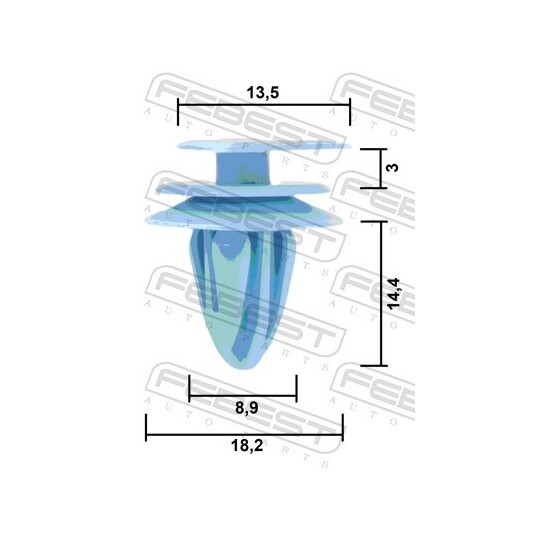 88570-005 - Stopper, ehis-/kaitseliist 