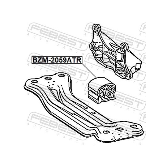 BZM-2059ATR - Mounting, automatic transmission 