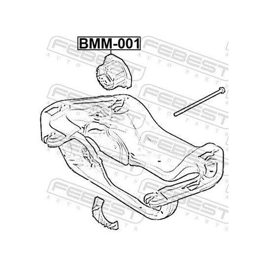 BMM-001 - Mounting, automatic transmission 