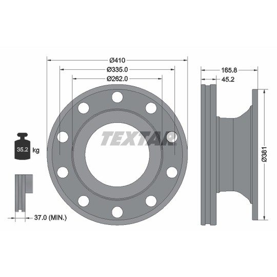 93322500 - Brake Disc 