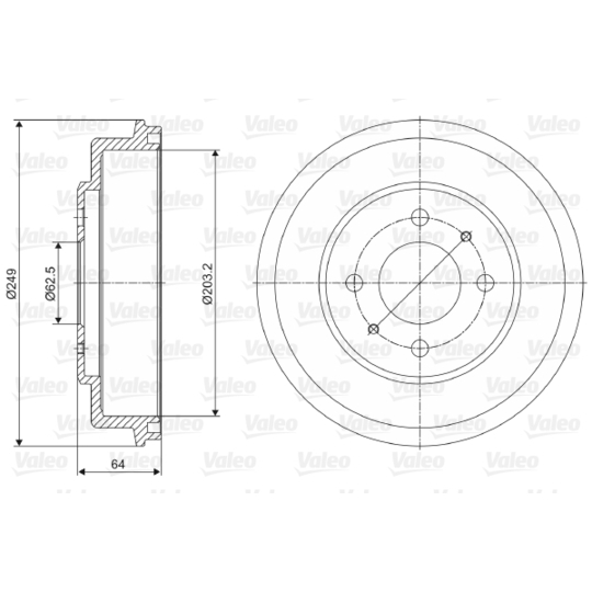 237013 - Brake Drum 