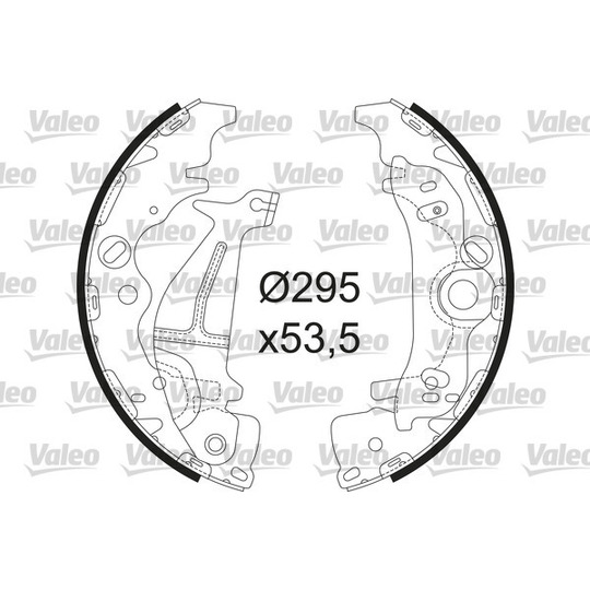 564237 - Brake Shoe Set 