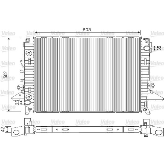 733286 - Radiator, engine cooling 