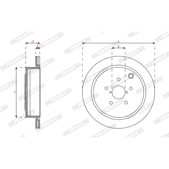 DDF2167 - Brake Disc 