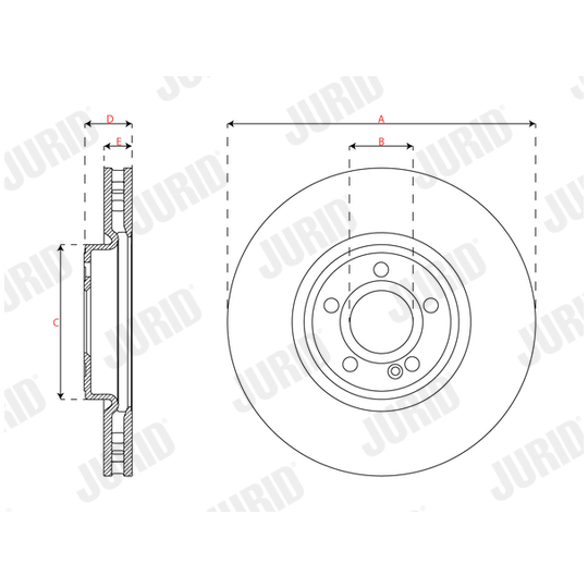 563754JC-1 - Brake Disc 