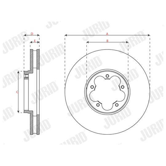 563701JC - Brake Disc 