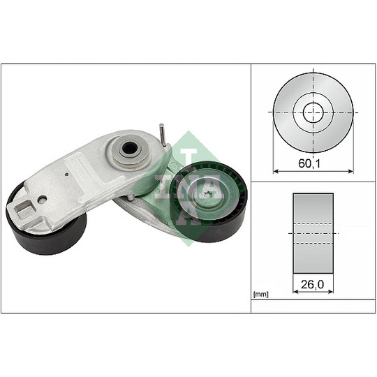 534 0937 10 - Belt Tensioner, V-ribbed belt 