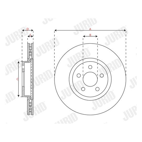 563697JC - Brake Disc 