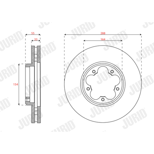 563703JC - Brake Disc 