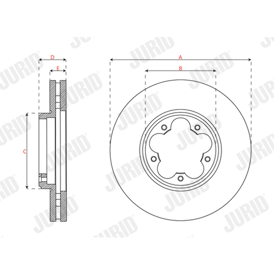 563703JC - Brake Disc 