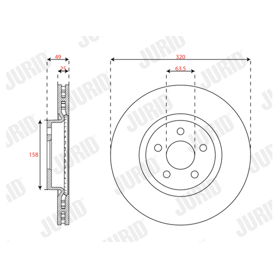 563697JC - Brake Disc 