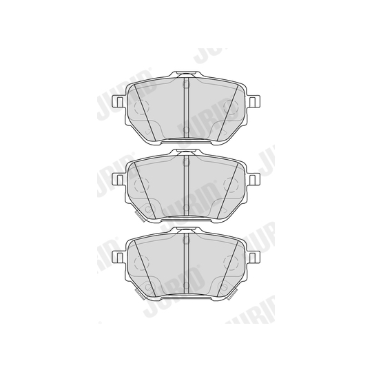 574056J - Brake Pad Set, disc brake 