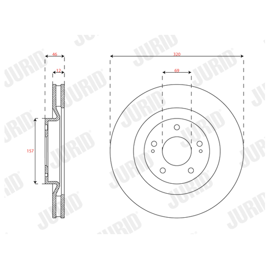 563307JC - Brake Disc 