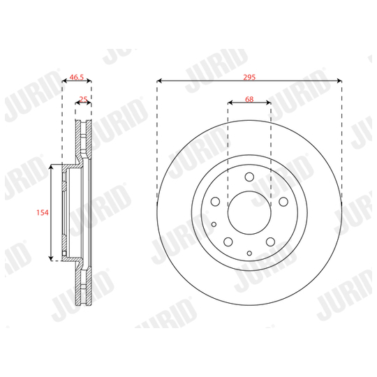 563678JC - Brake Disc 