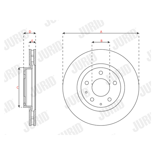 563678JC - Brake Disc 