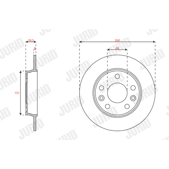 563690JC - Brake Disc 