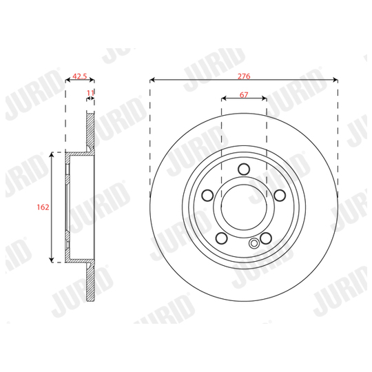 563667JC - Brake Disc 