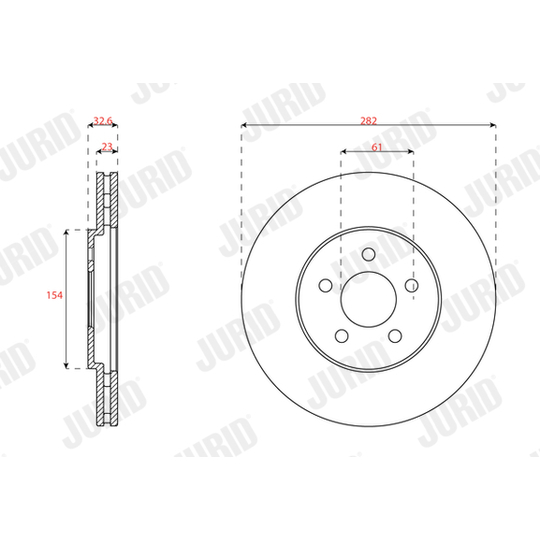 563568J - Brake Disc 