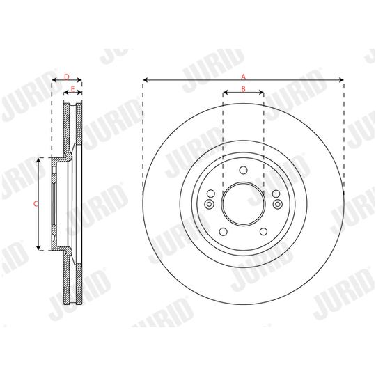 563718JC - Brake Disc 