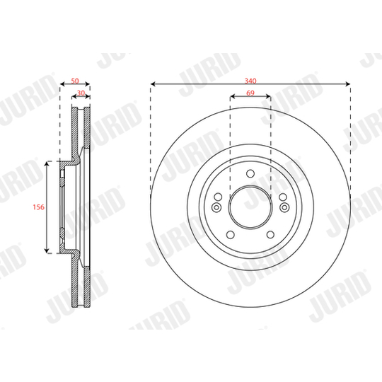 563718JC - Brake Disc 