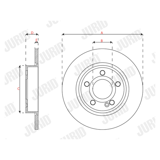 563667JC - Brake Disc 