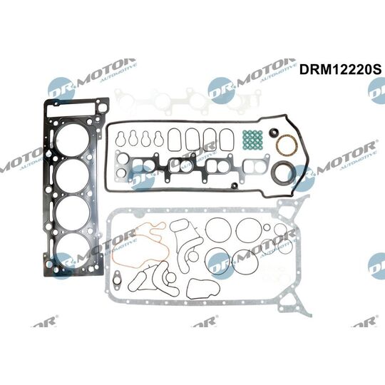 DRM12220S - Tihendite täiskomplekt, Mootor 