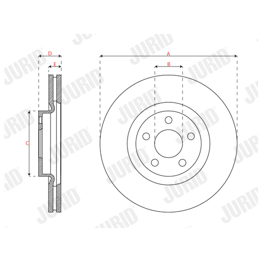 563702JC - Brake Disc 