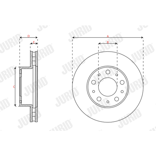 563716JC - Brake Disc 